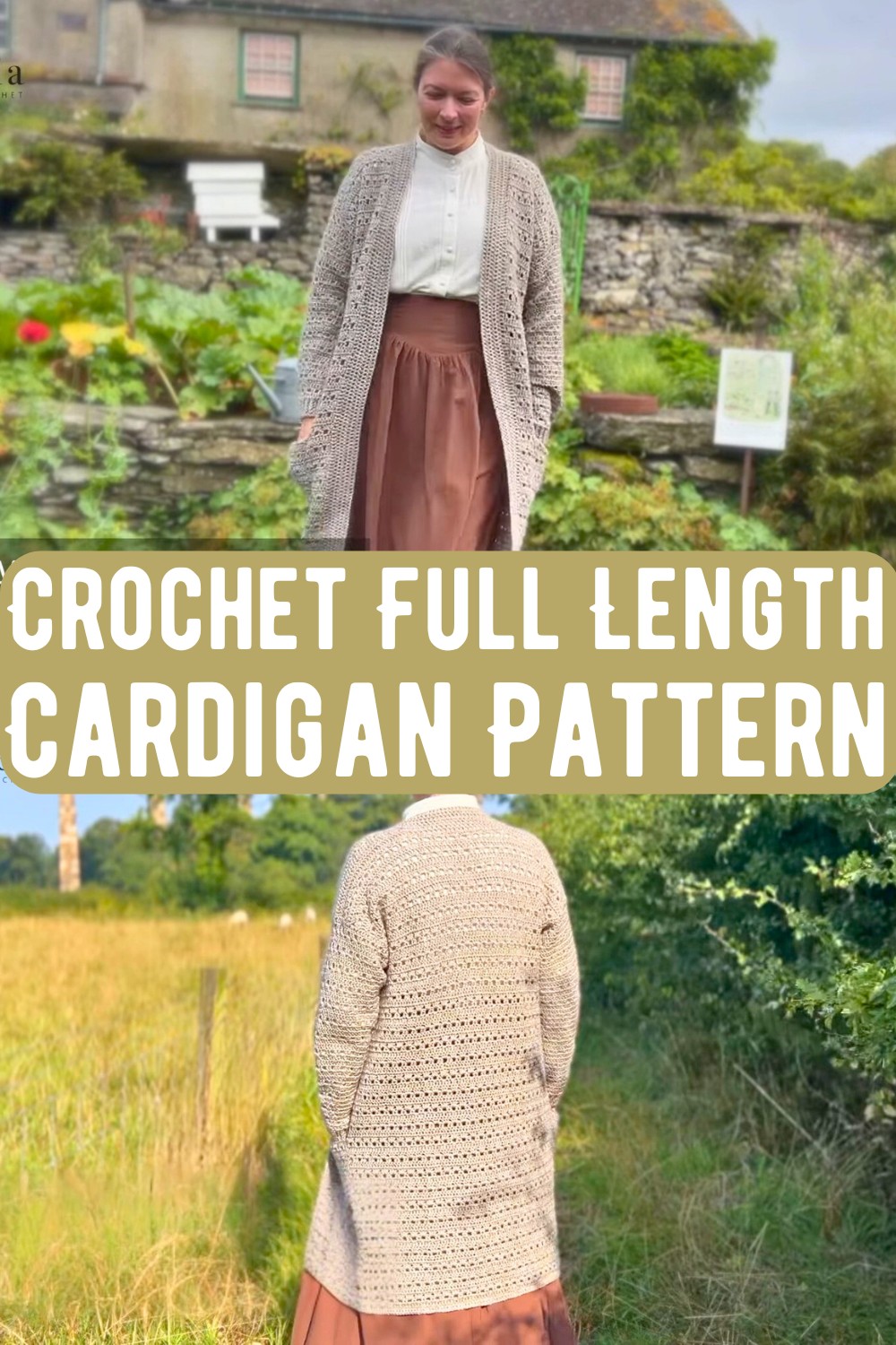 Crochet Full Length Cardigan Pattern