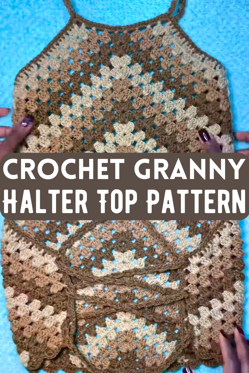 Crochet Granny Halter Top Pattern