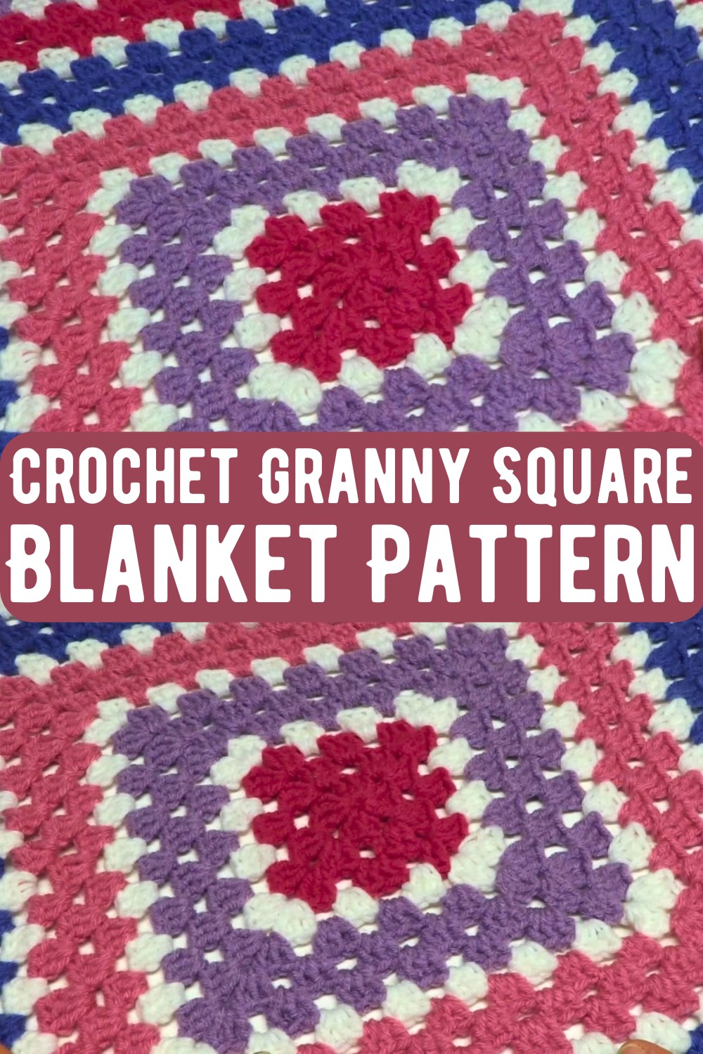 Crochet Granny Square Blanket Pattern