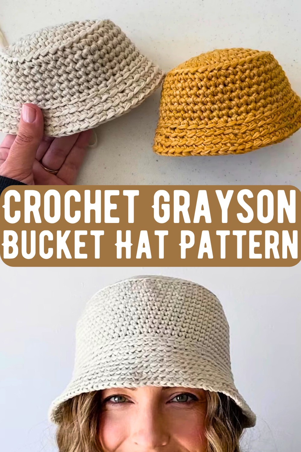 Crochet Grayson Bucket Hat Pattern