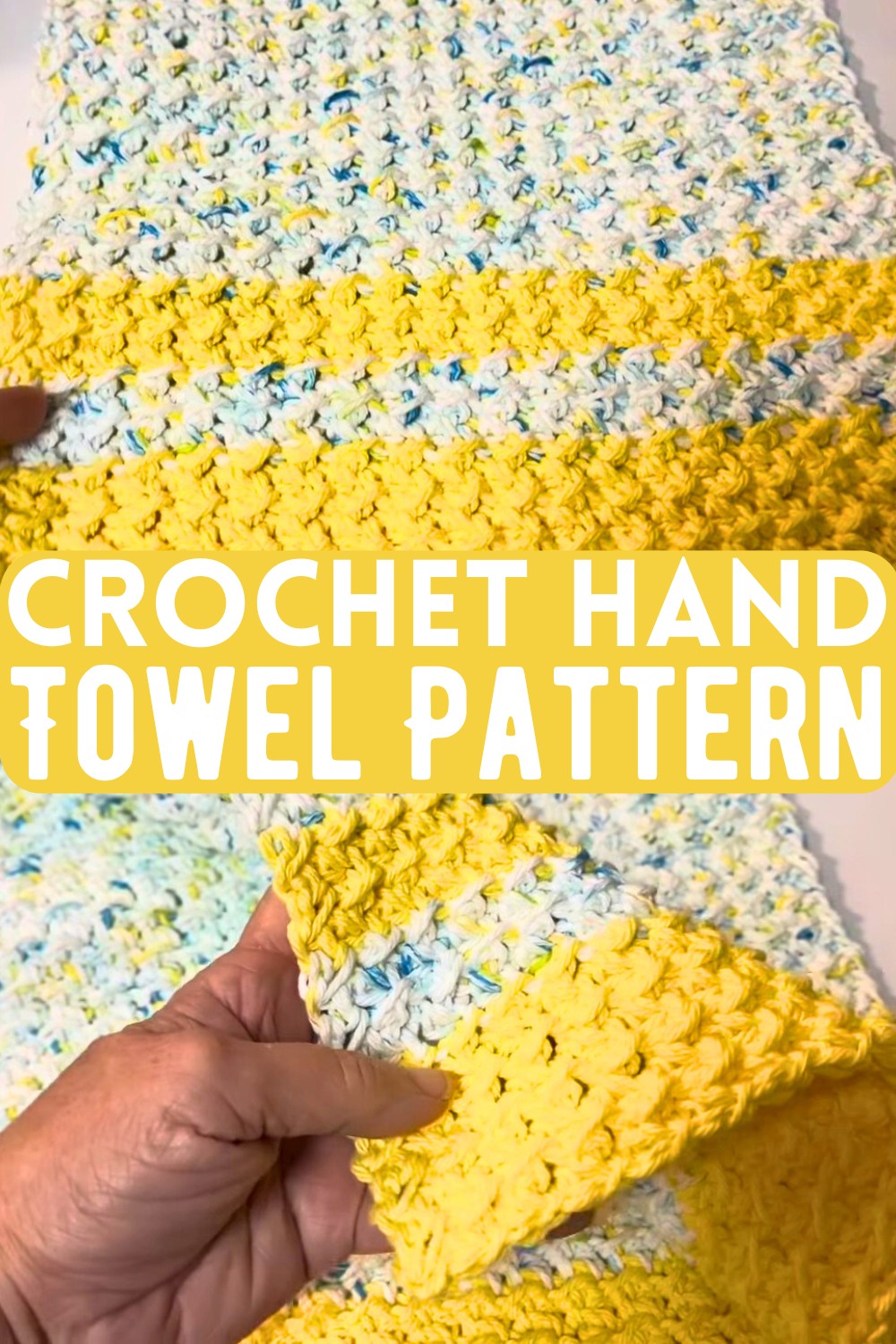 Crochet Hand Towel Pattern