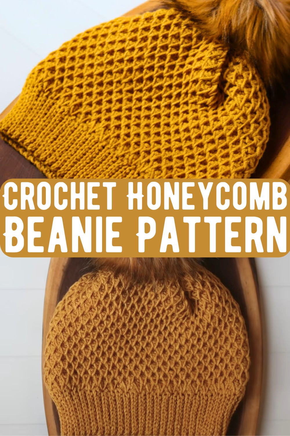 Crochet Honeycomb Beanie Pattern