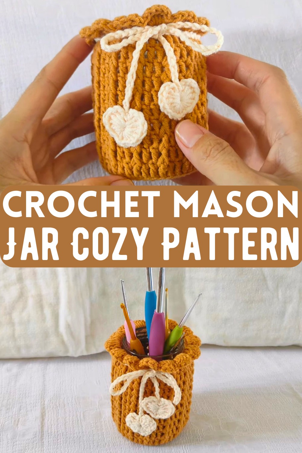 Crochet Mason Jar Cozy Pattern