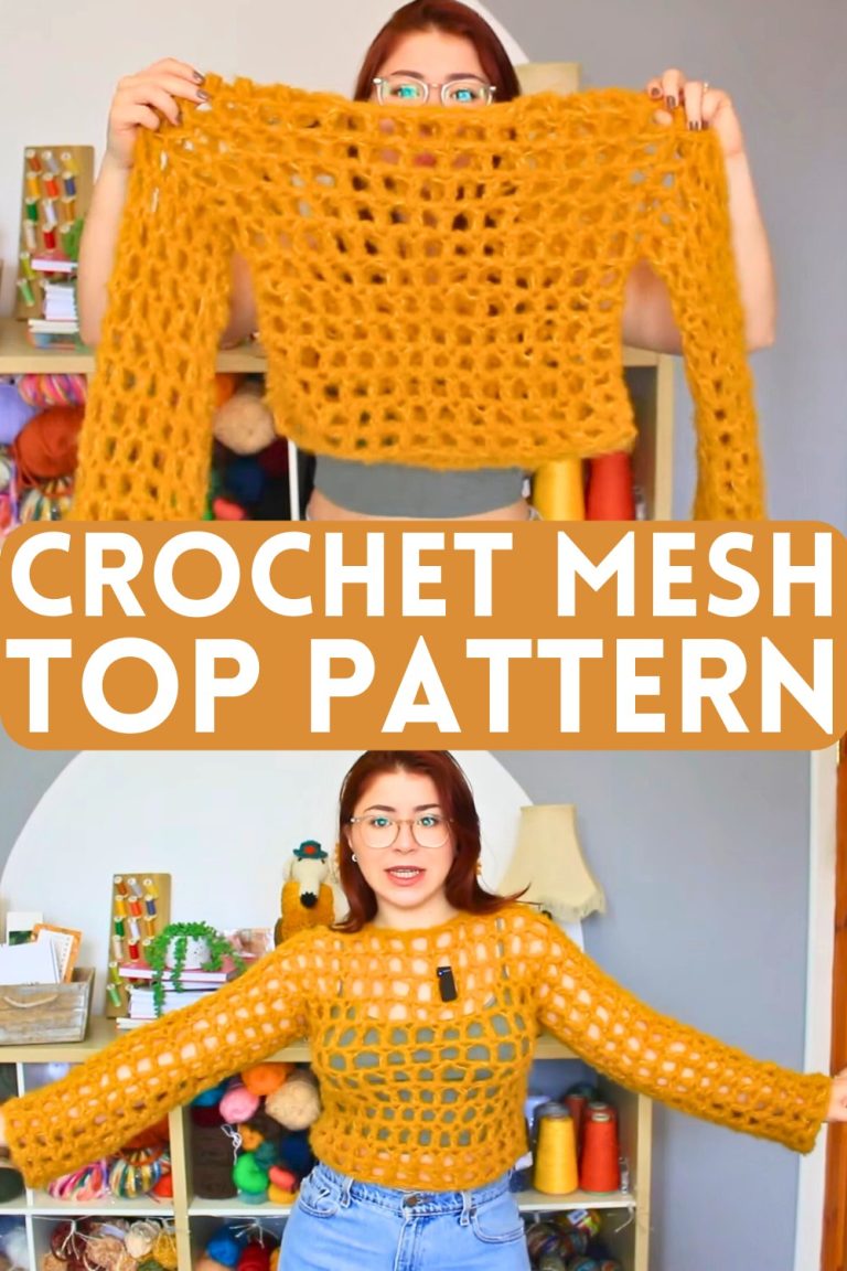 Breathable Crochet Mesh Top Patterns For Layering - All Crafts