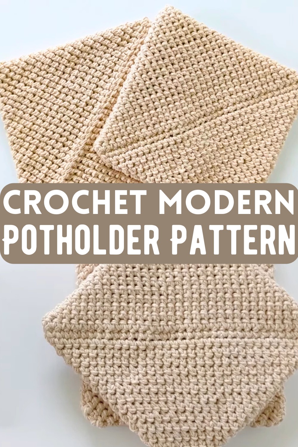 Crochet Modern Potholder Pattern