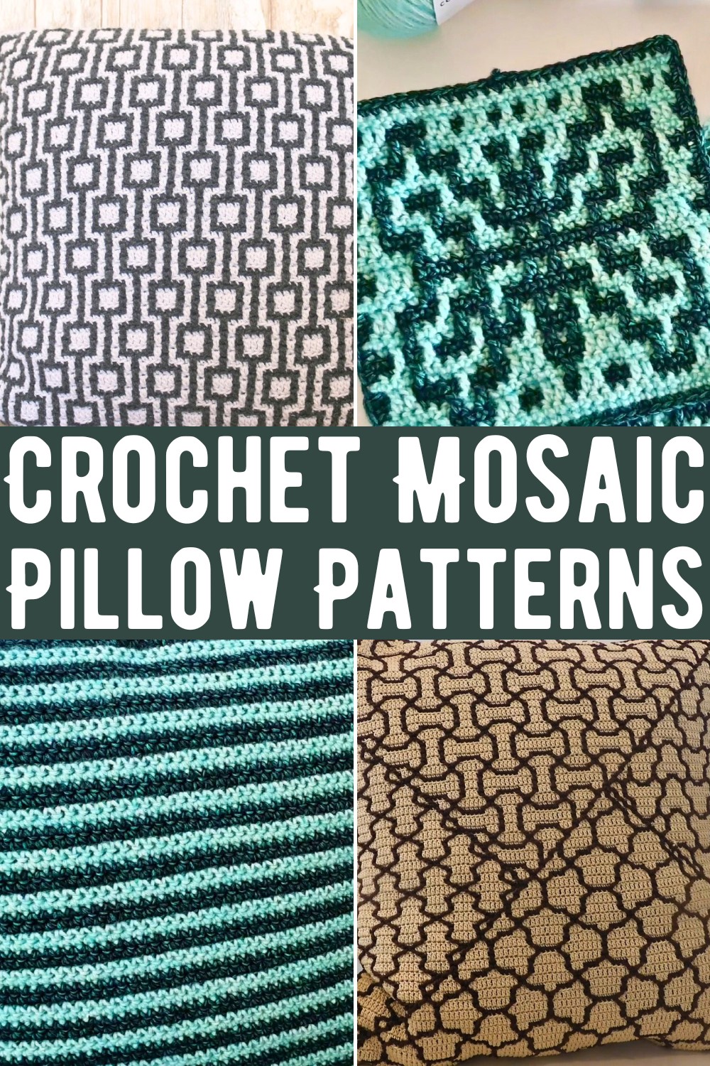 Crochet Mosaic Pillow Patterns