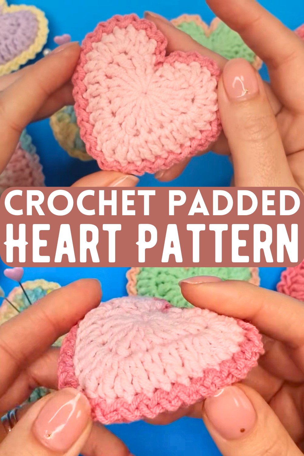 Crochet Padded Heart Pattern