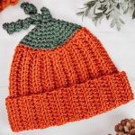 Crochet Pumpkin Beanie Pattern (1)