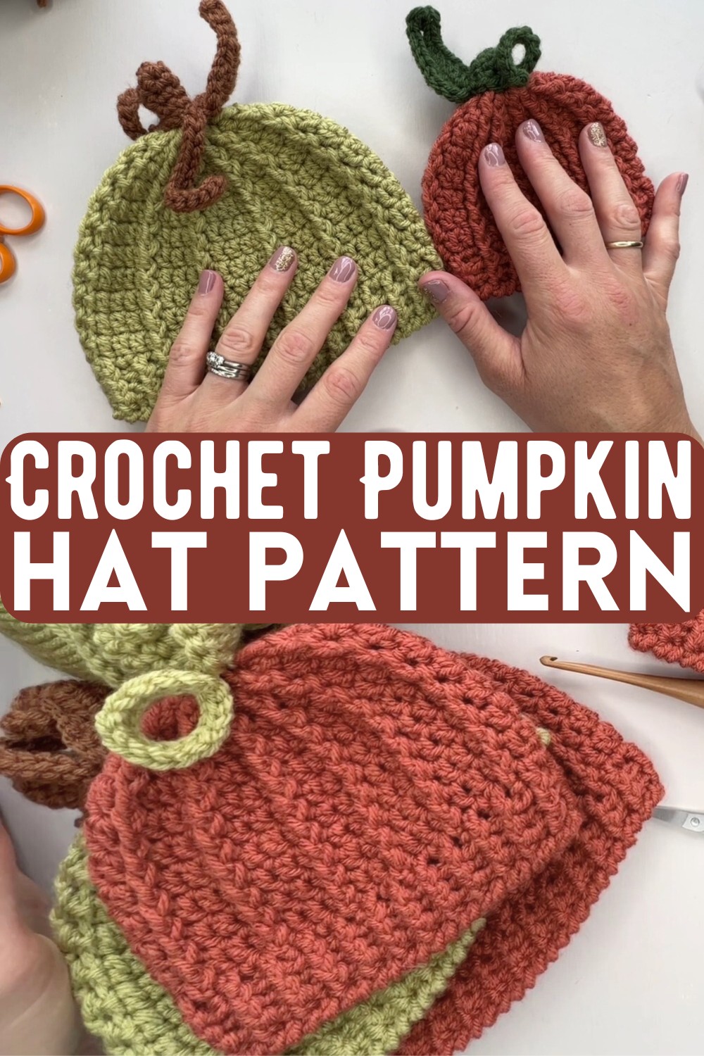 Crochet Pumpkin Hat Pattern