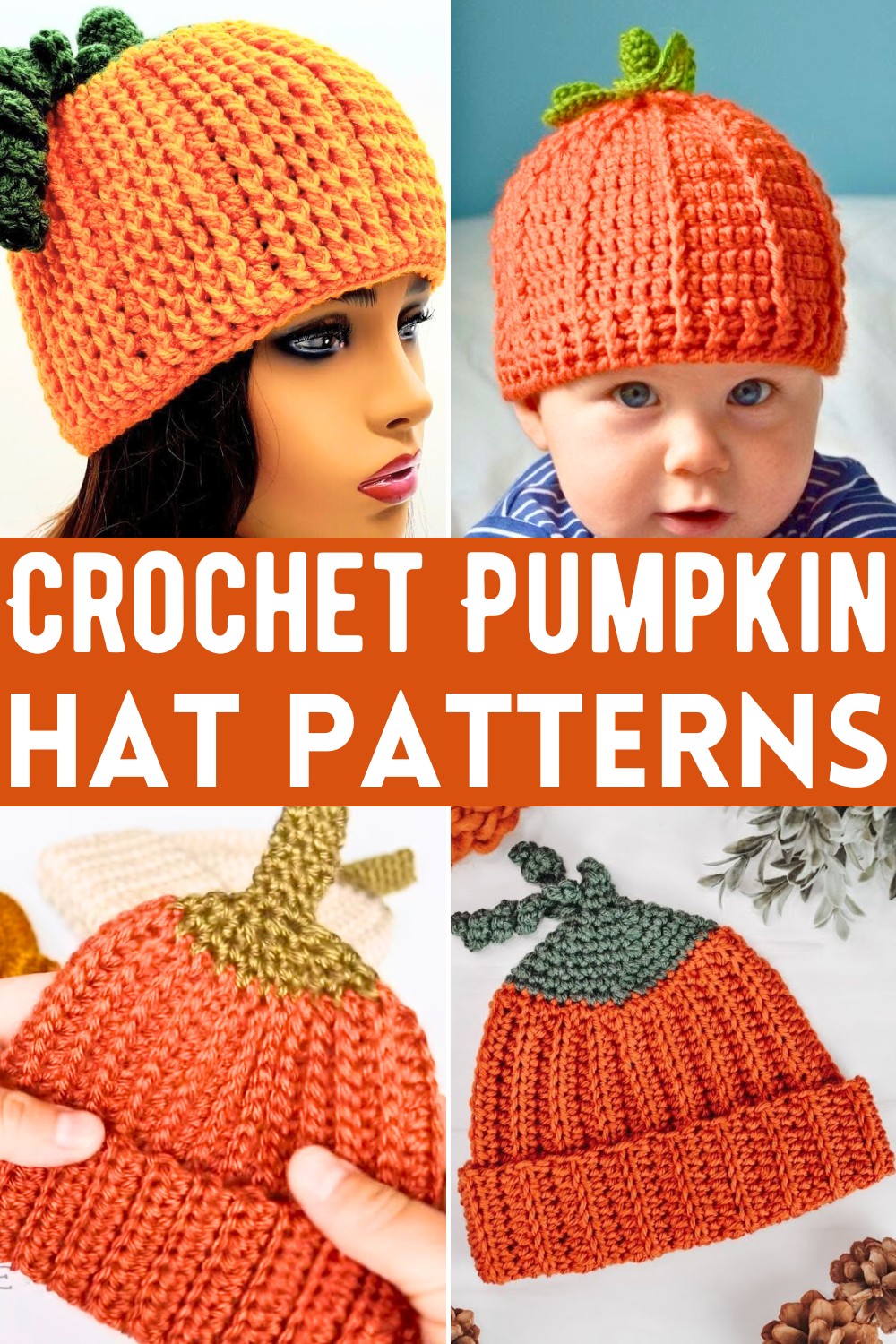 Crochet Pumpkin Hat Patterns