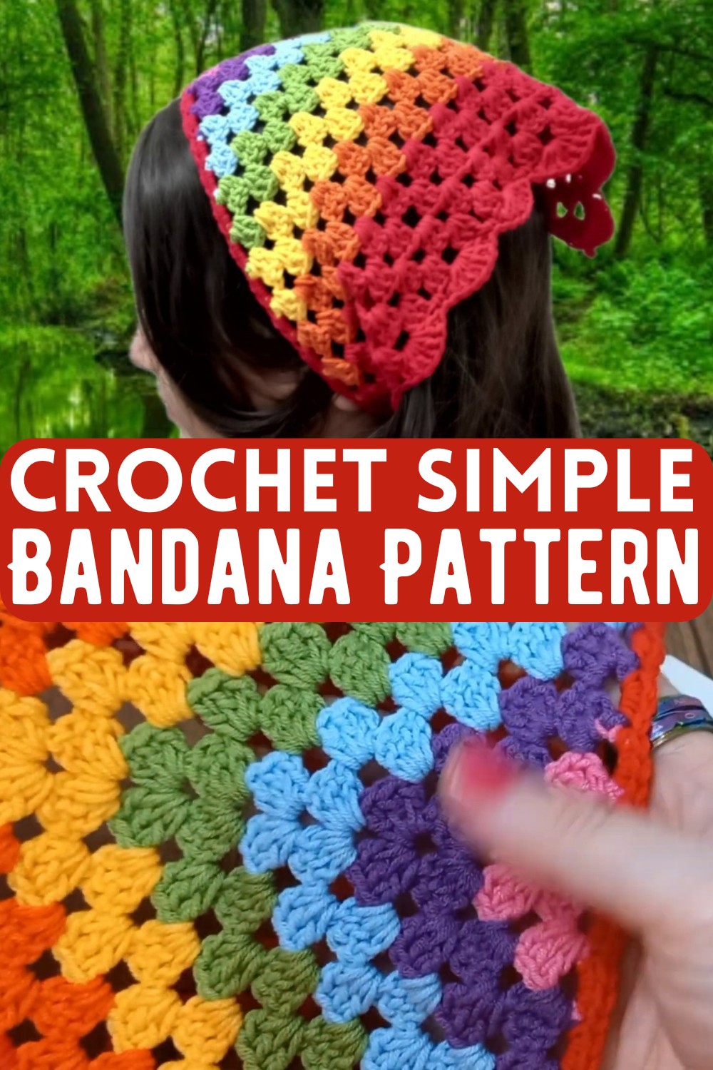 Crochet Simple Bandana Pattern