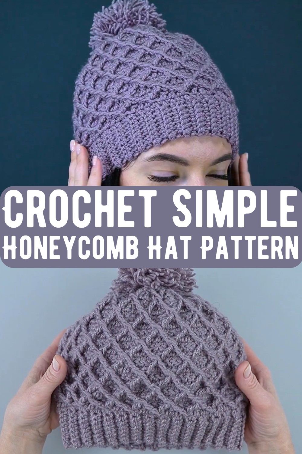 Crochet Simple Honeycomb Hat Pattern