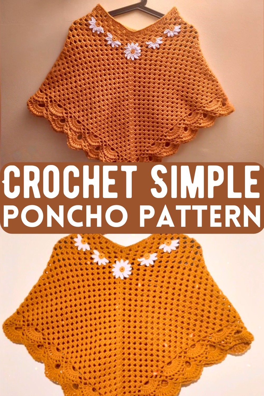 Crochet Simple Poncho Pattern