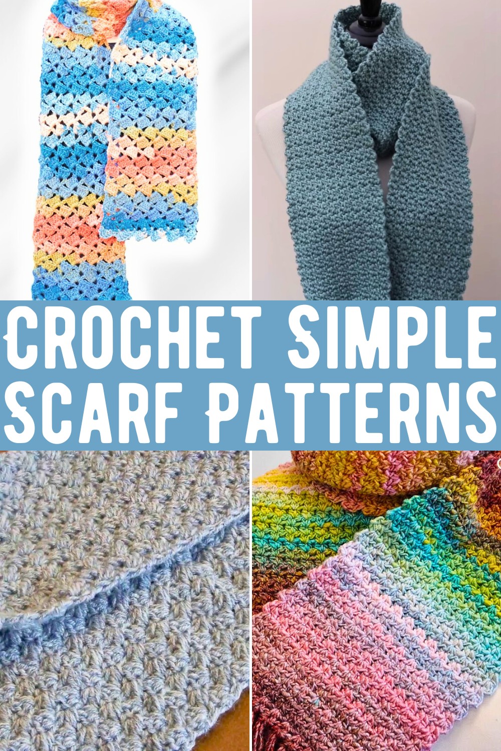 Crochet Simple Scarf Patterns