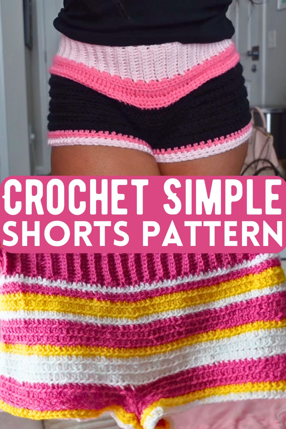 Crochet Simple Shorts Pattern