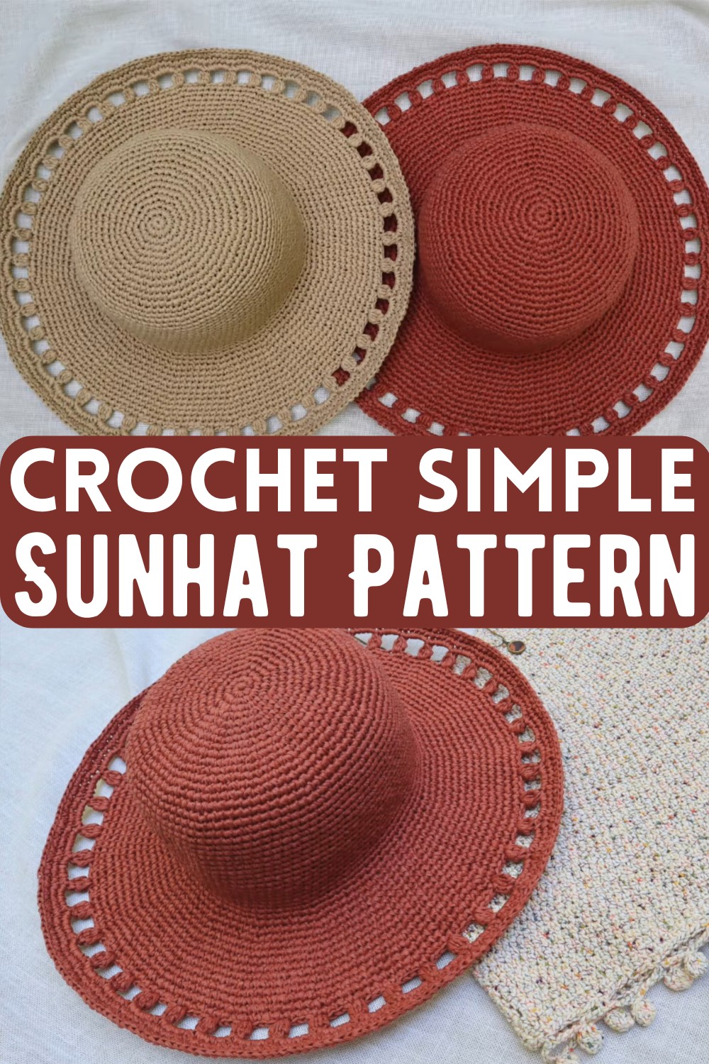 Crochet Simple Sun Hat Pattern