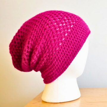 Crochet Slouchy Hat Pattern (1)