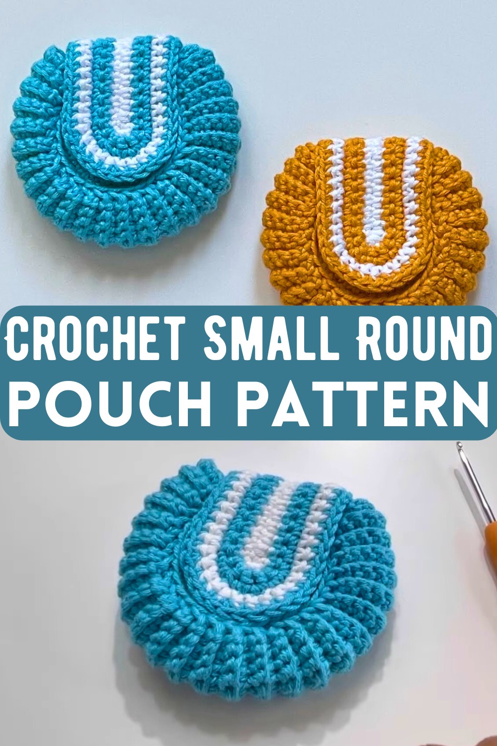 Crochet Small Round Pouch Pattern