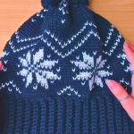 Crochet Snowflake Beanie Hat Pattern (1)