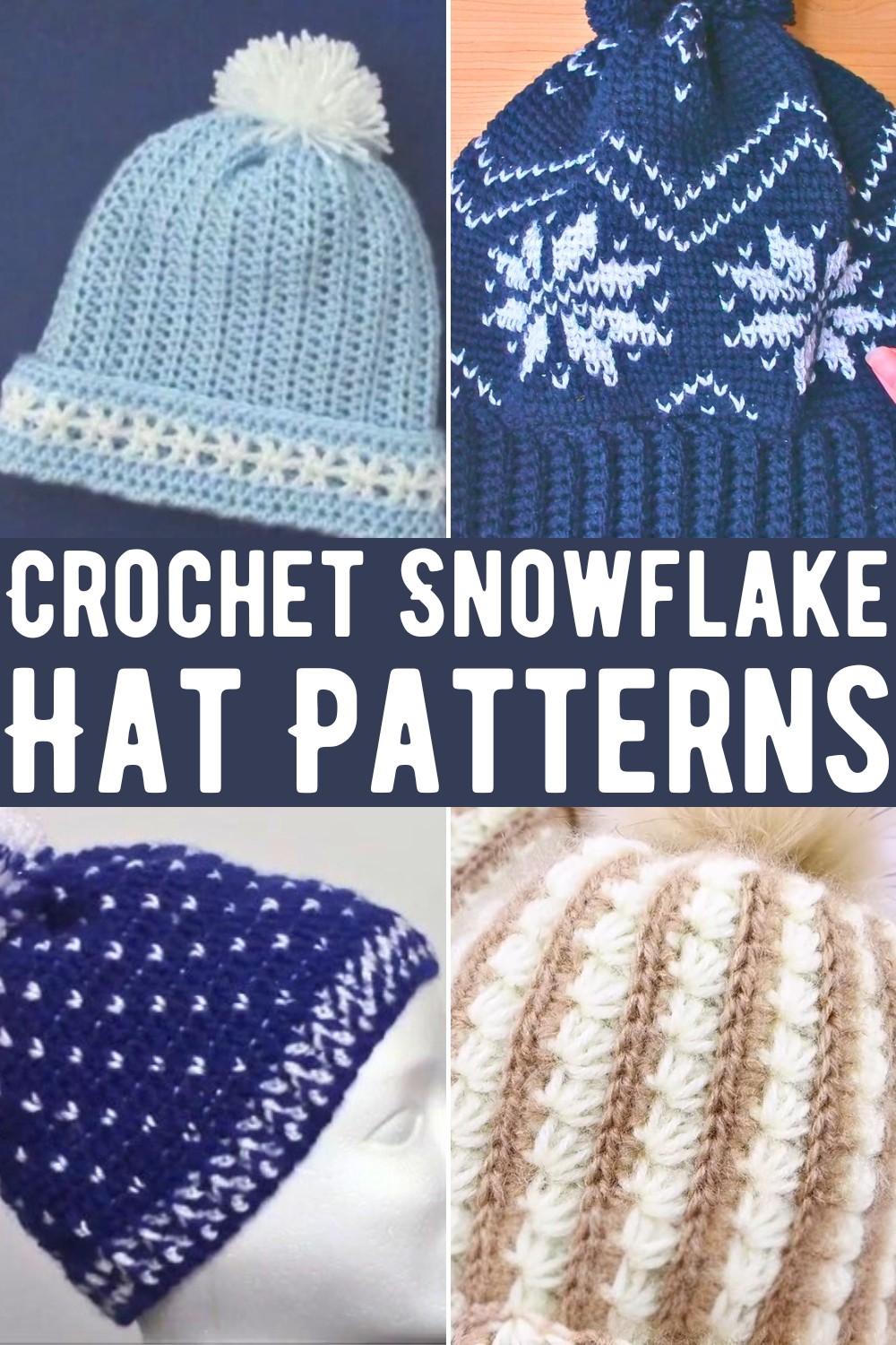 Crochet Snowflake Hat Patterns