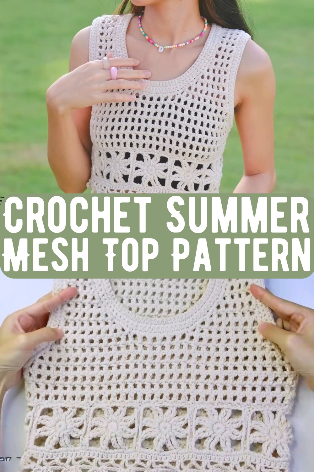 Crochet Summer Mesh Top Pattern