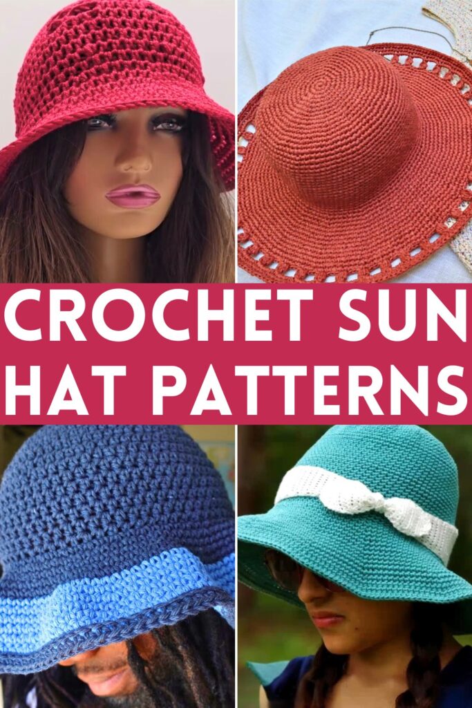 Crochet Sun Hat Patterns For Summer Photoshoots - All Crafts