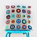 Crochet Sunburst Pillow Pattern (1)