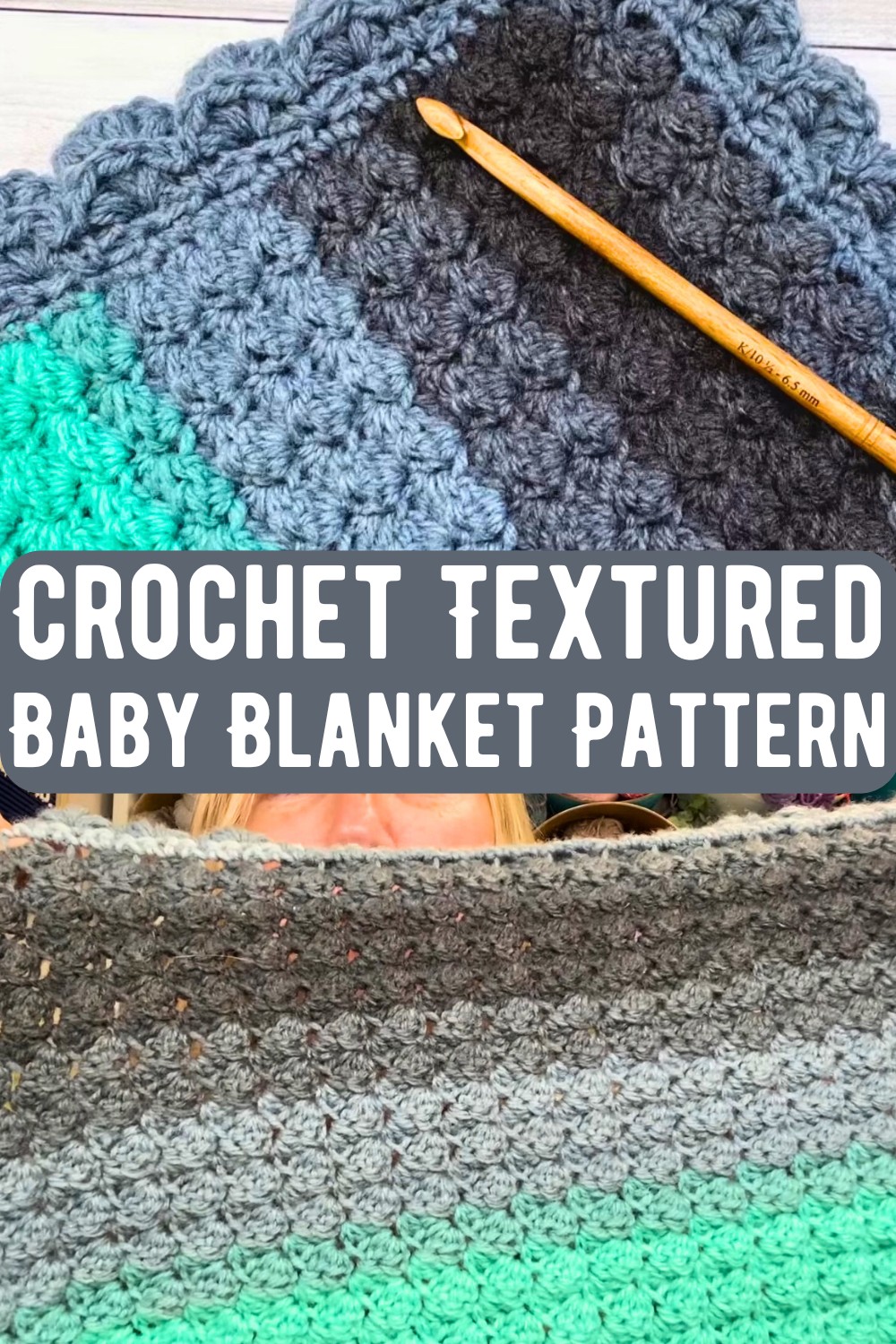 Crochet Textured Baby Blanket Pattern