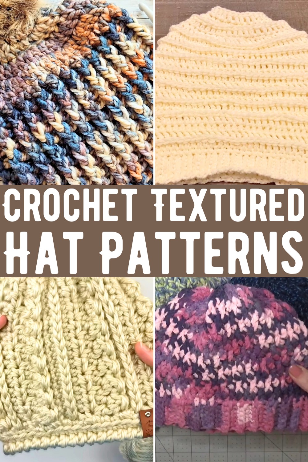 Crochet Textured Hat Patterns