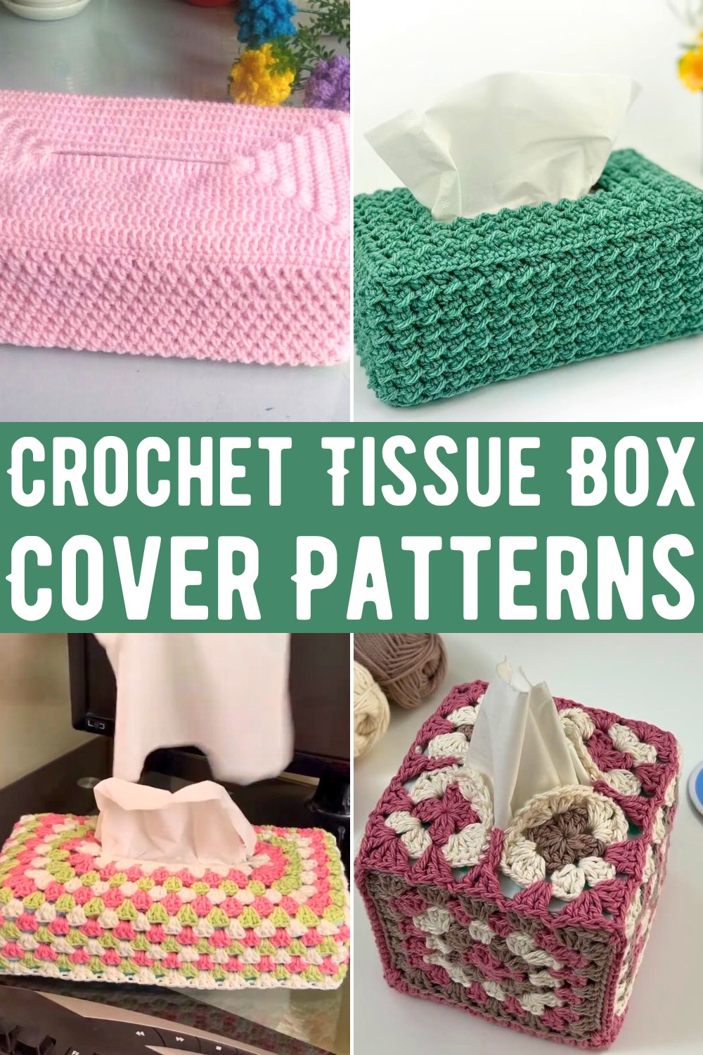 Crochet Tissue Box Cover Patterns