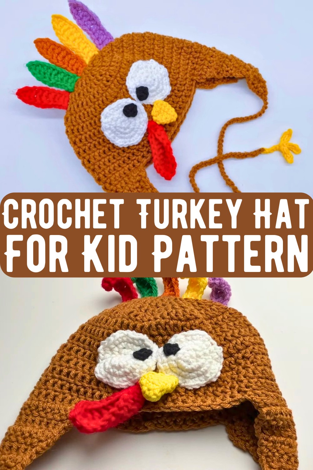 Crochet Turkey Hat For Kid Pattern