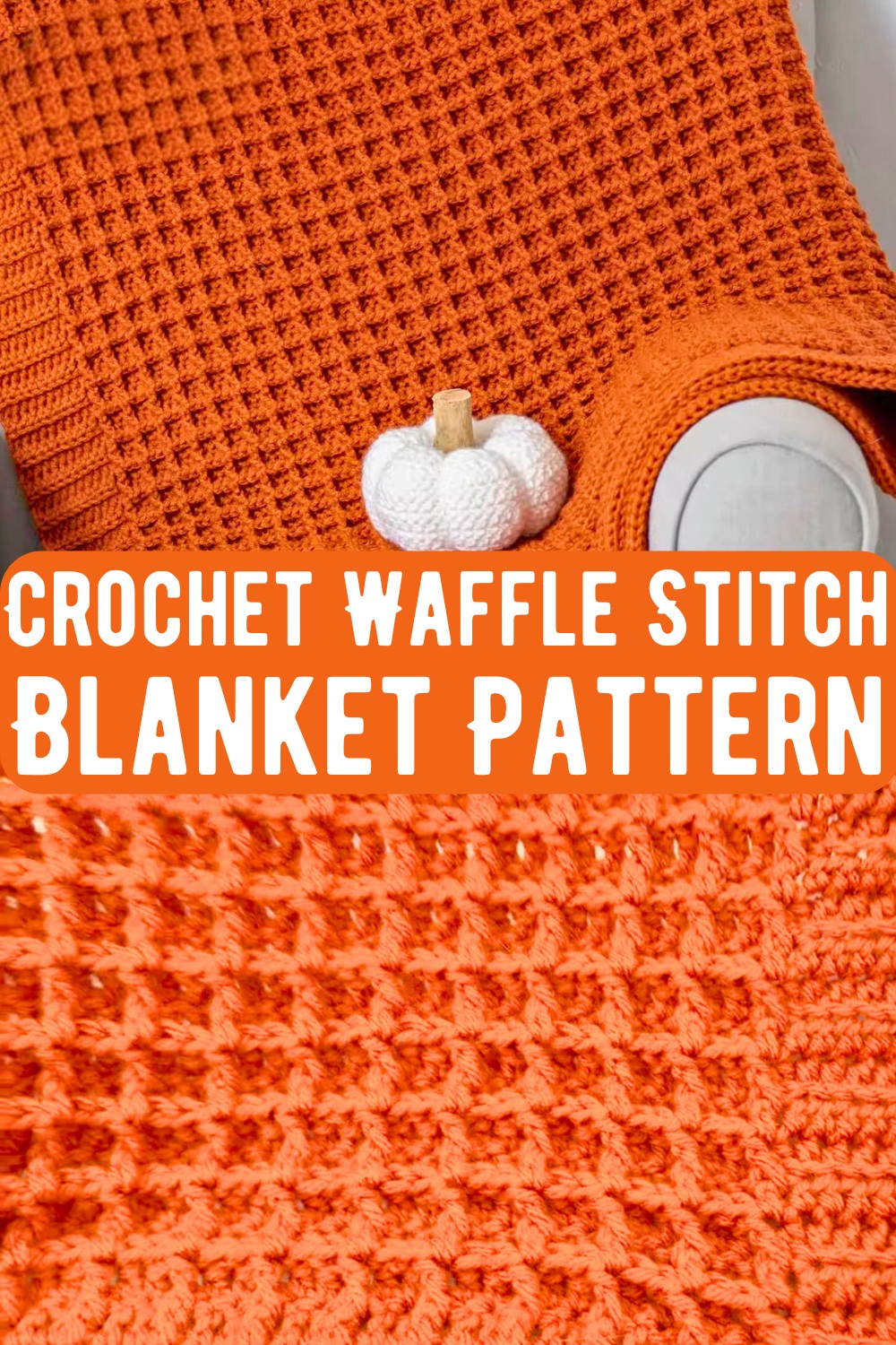 Crochet Waffle Stitch Blanket Pattern