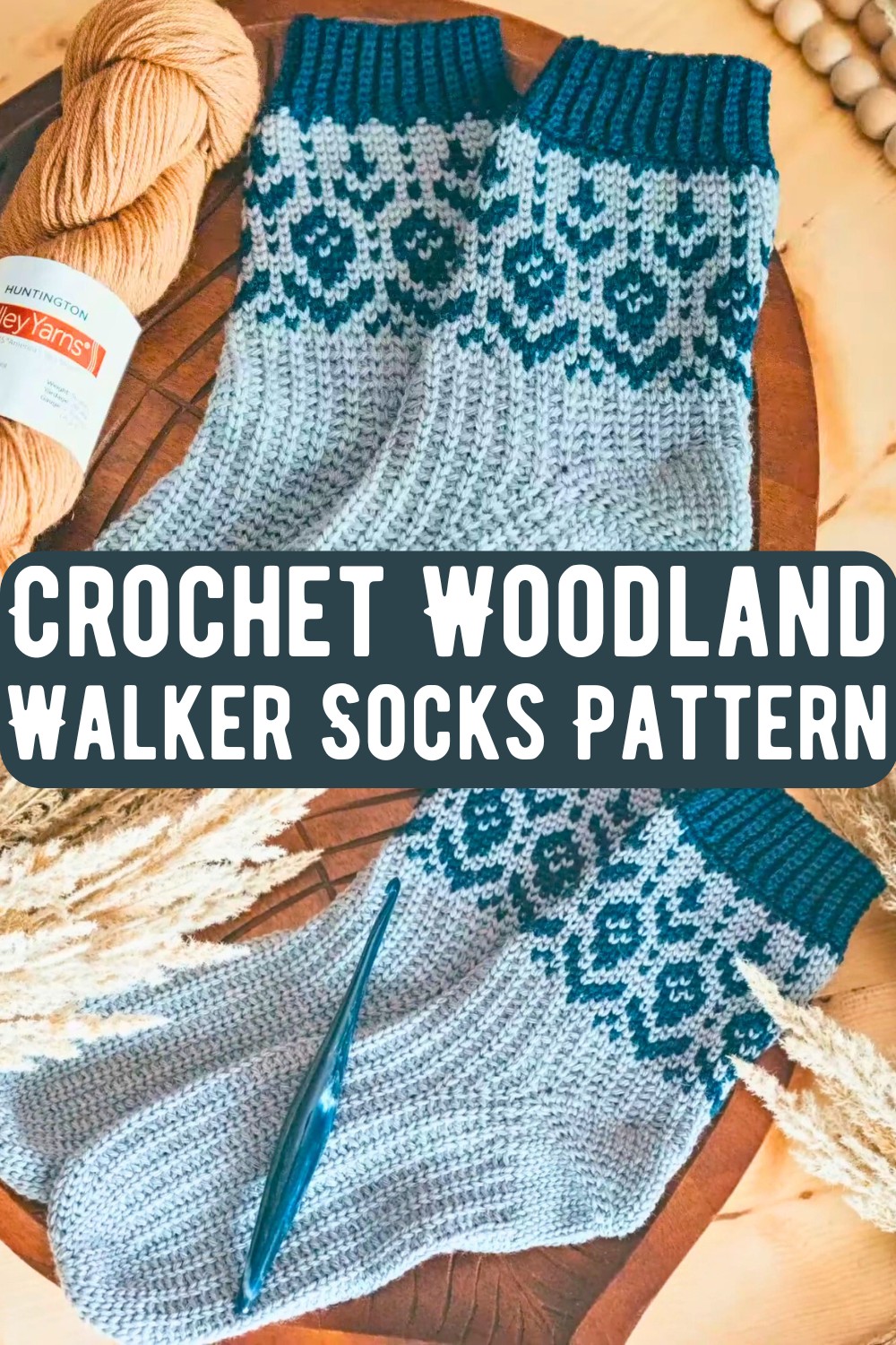 Crochet Woodland Walker Socks Pattern