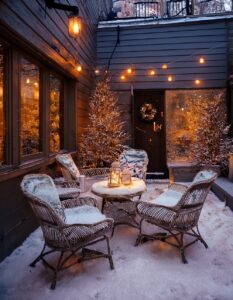 Cozy Winter Patio Vibes