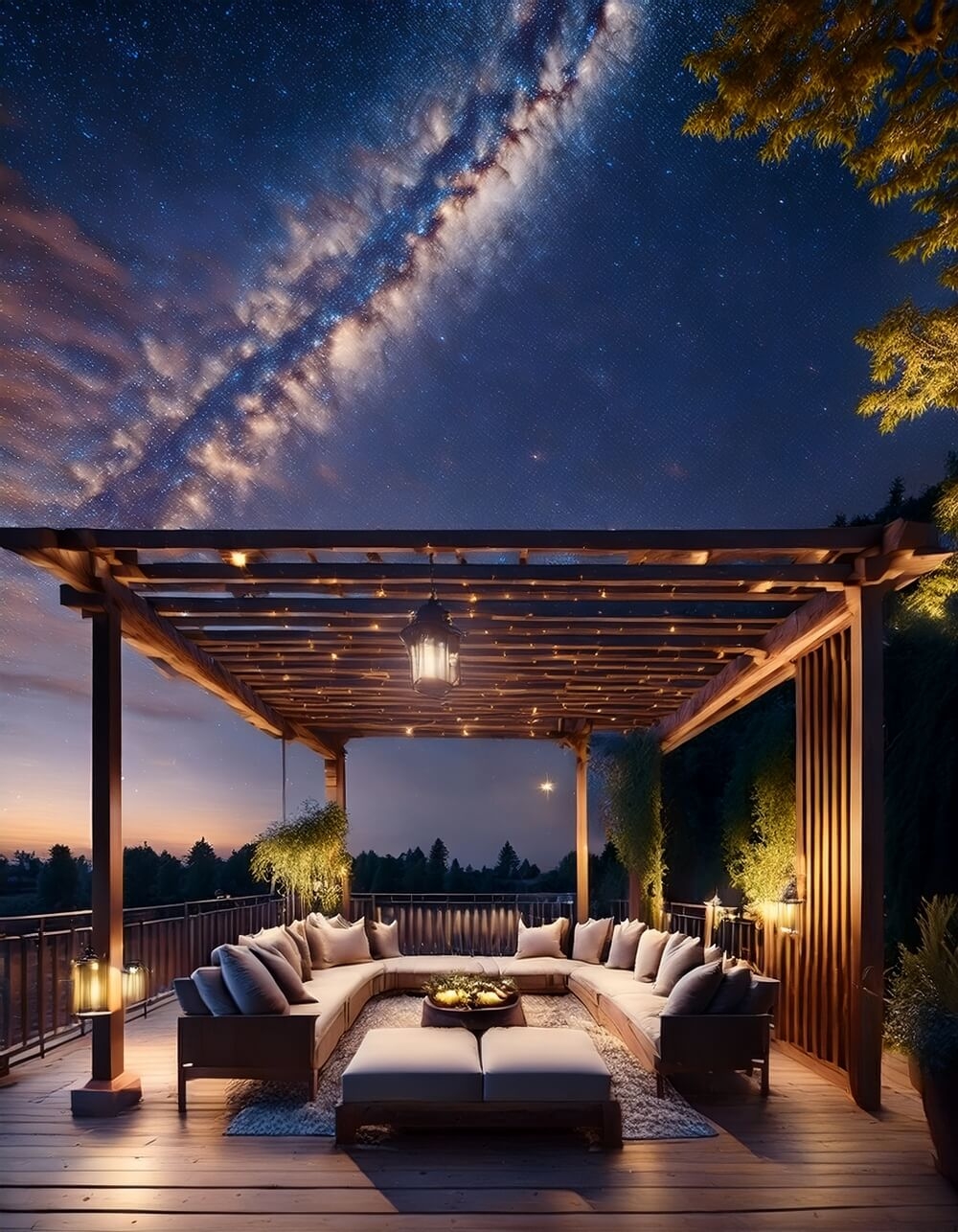 Starry Night Pergola Upgrade
